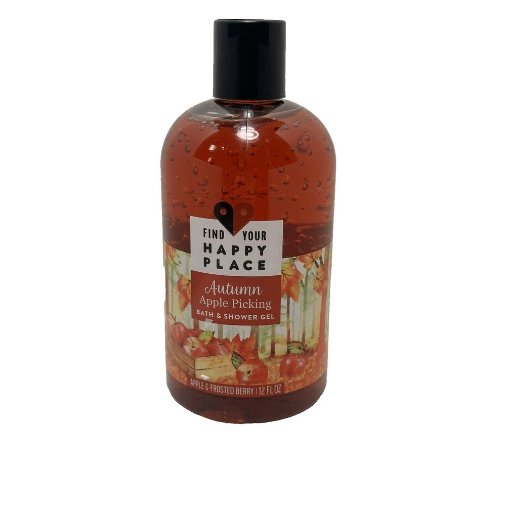 find your happy place BATH SHOWER GEL apple frosted berry 12 FL OZ‎